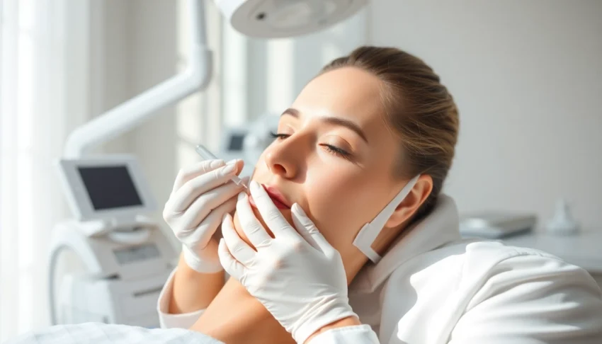 Enhance your appearance with Botox Behandlung in a professional clinic setting.