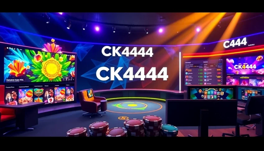 Engaging CK4444 online gaming platform featuring slots, live casino, and sports betting to attract players in Bangladesh.