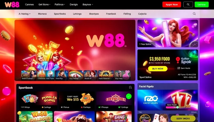 Join w88 com for premier online betting, gaming, and live casino experiences with attractive visuals and user-friendly design.