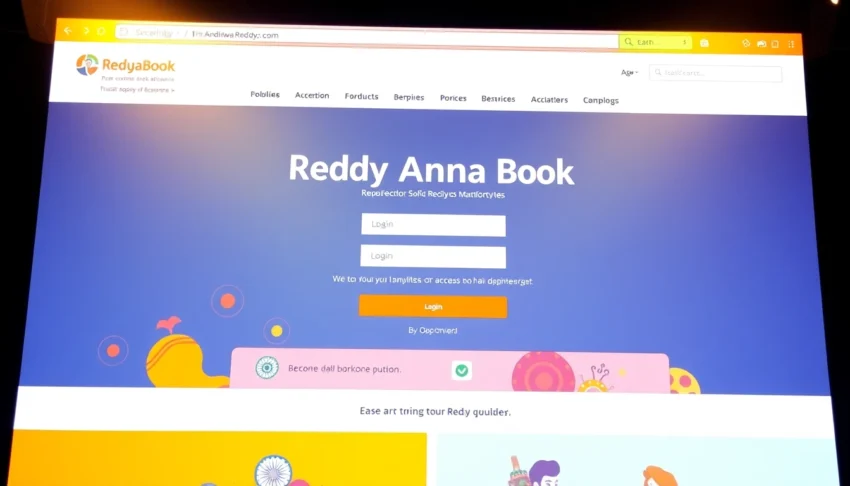 Reddy Anna Book ID highlighted on a user-friendly betting platform, showcasing quick login and secure features for cricket betting enthusiasts in India.