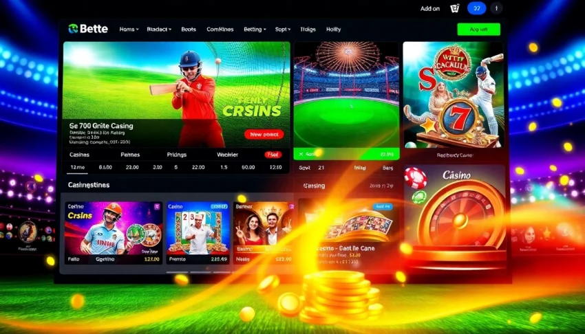 Gold365 platform with engaging sports and casino betting visuals, emphasizing trust and excitement for users.