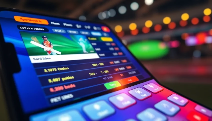 Reddybook sports betting platform displaying live cricket odds and casino games for seamless betting experience