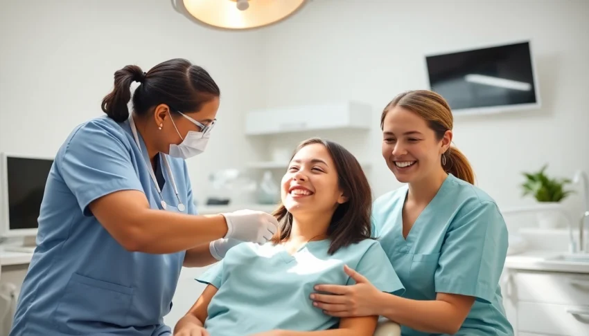Ventura Bright Dental team providing friendly dental care in a modern, welcoming office
