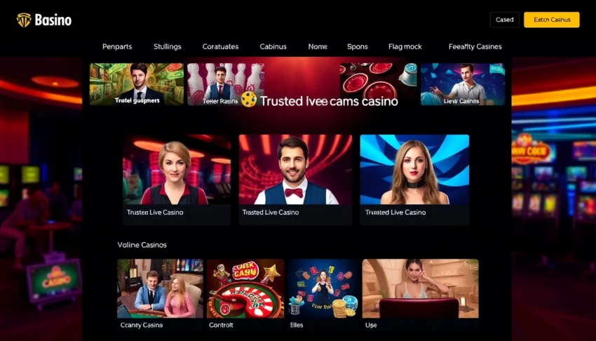 Professional image illustrating Guvenilir casino siteleri with bright game tables, digital
